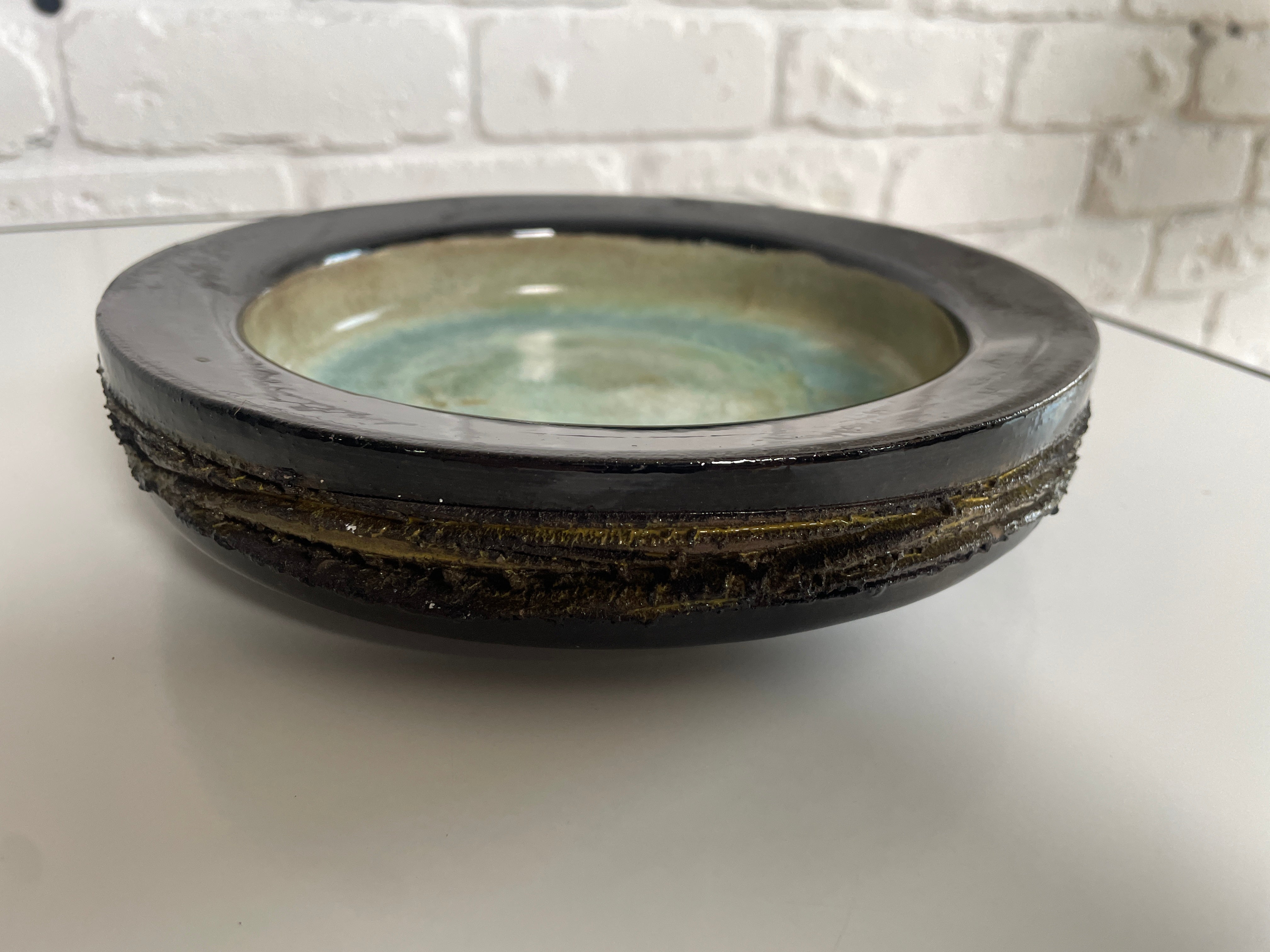 Mid century Glit Reykjavik Pottery Lava bowel Iceland – Edwin Fox Furniture