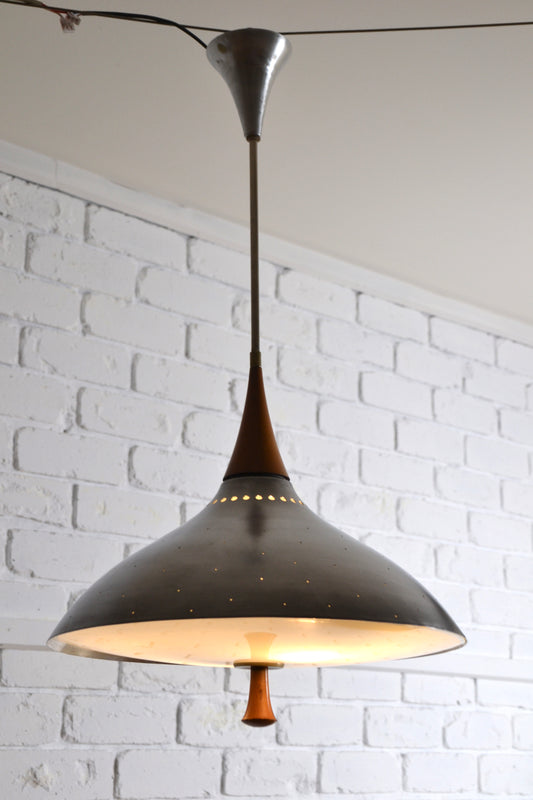 Rare Mid century UFO pendant light by Rite-Light, Australia