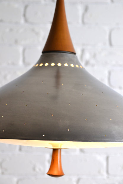 Rare Mid century UFO pendant light by Rite-Light, Australia