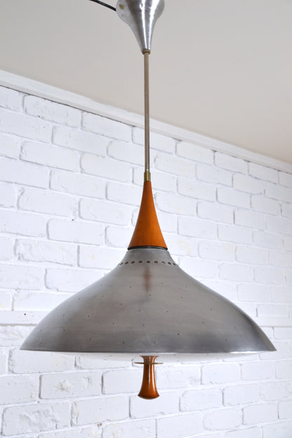 Rare Mid century UFO pendant light by Rite-Light, Australia