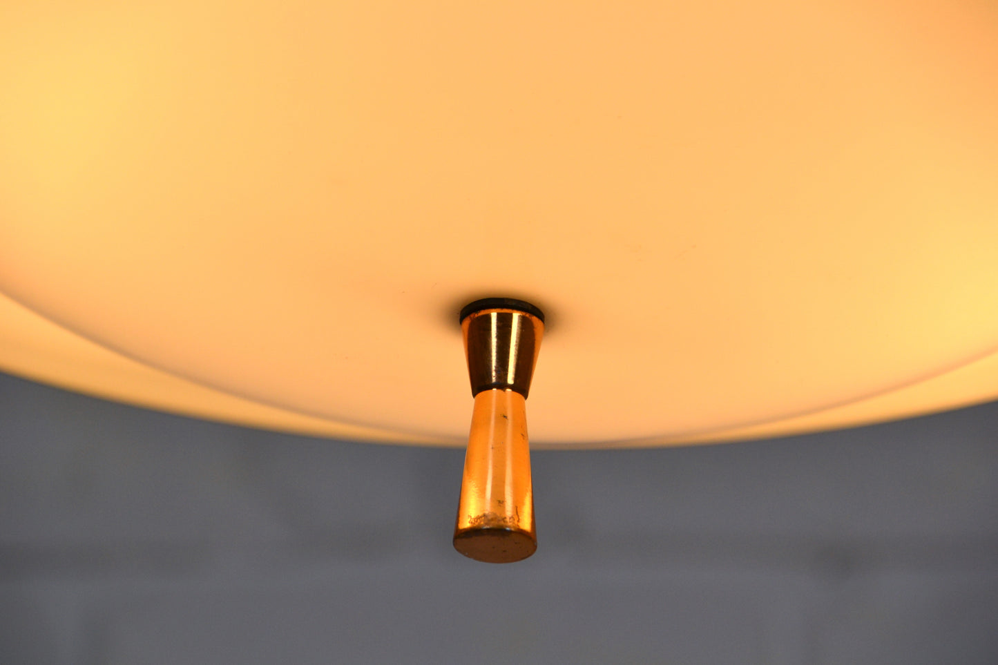 Mid century copper colour pendant light