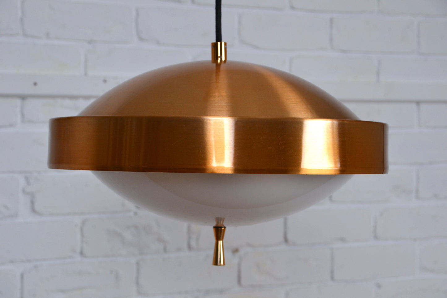 Mid century copper colour pendant light