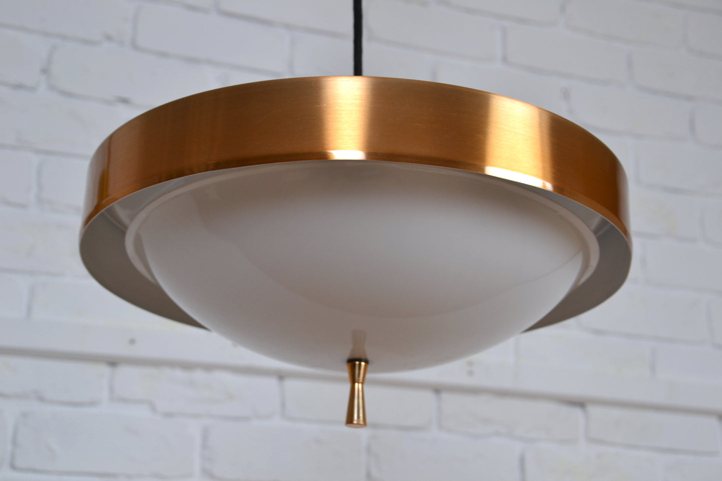 Mid century copper colour pendant light