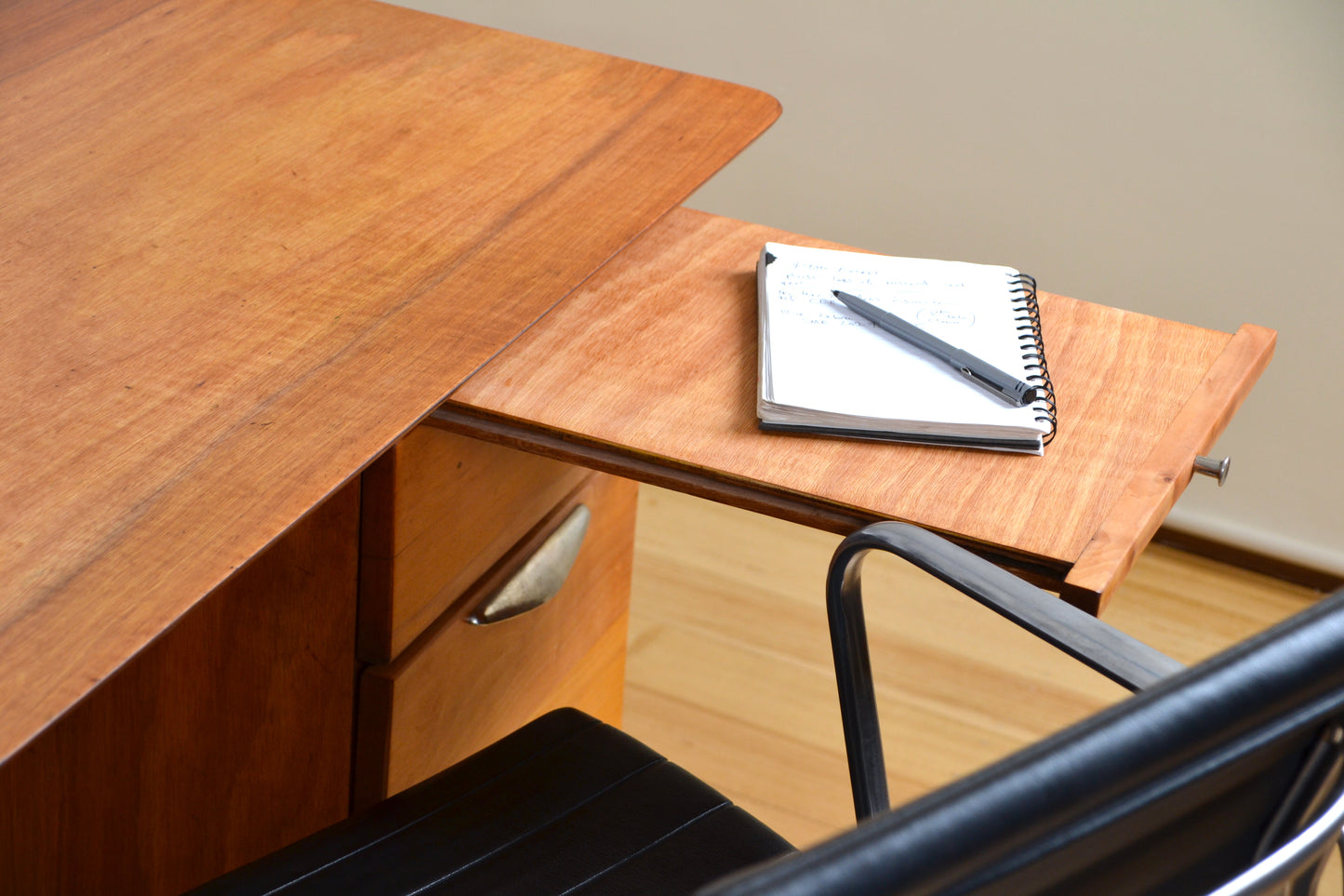 Mid century Danish style Desk - restored Queensland Maple / Australian mcm