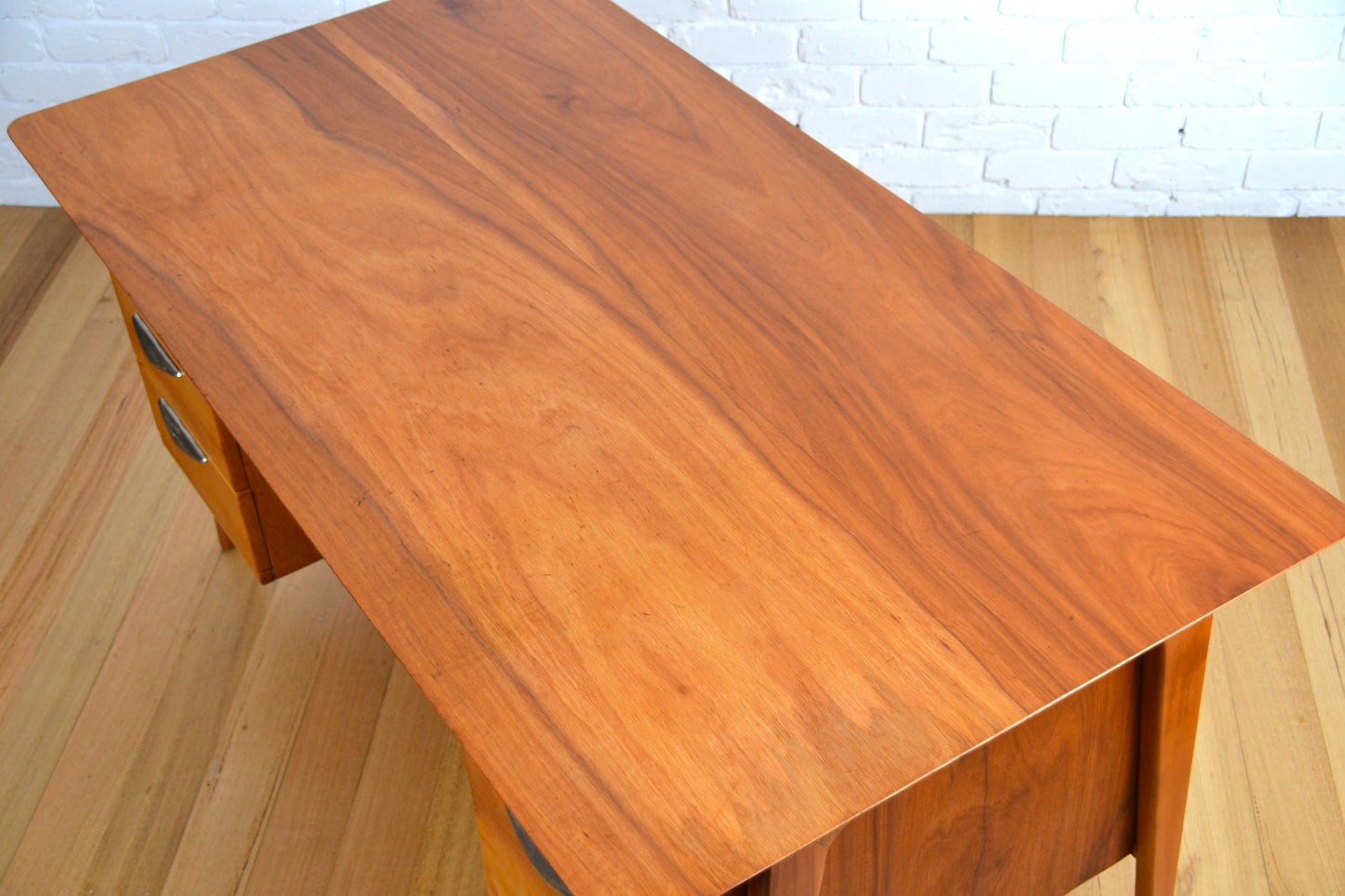 Mid century Danish style Desk - restored Queensland Maple / Australian mcm