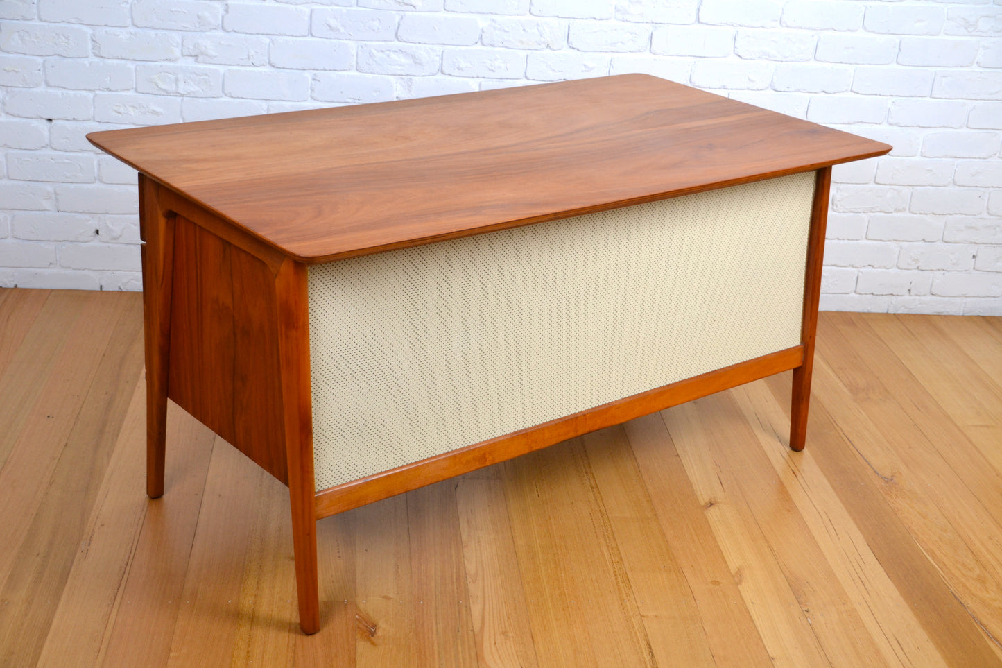 Mid century Danish style Desk - restored Queensland Maple / Australian mcm