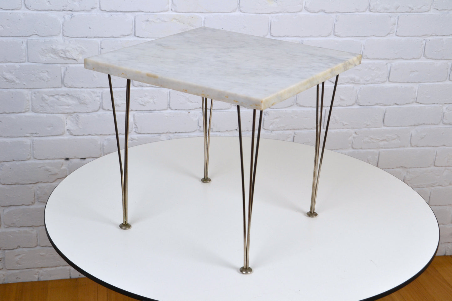 Mid century marble side table / coffee table by Michael Hirst / Clement Meadmore