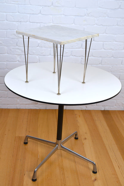 Mid century marble side table / coffee table by Michael Hirst / Clement Meadmore