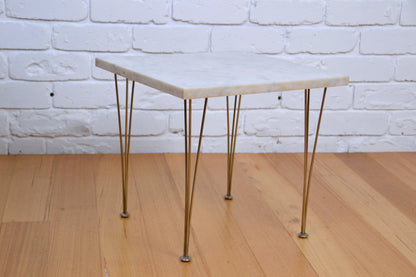 Mid century marble side table / coffee table by Michael Hirst / Clement Meadmore