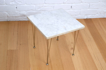 Mid century marble side table / coffee table by Michael Hirst / Clement Meadmore