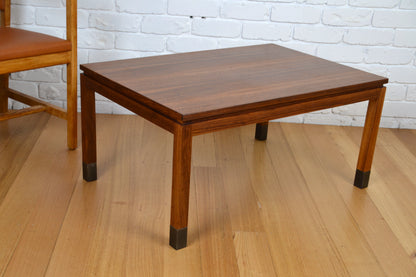 Stunning Chestnut Mid century coffee table by Hans Hermann - restored Blackbean