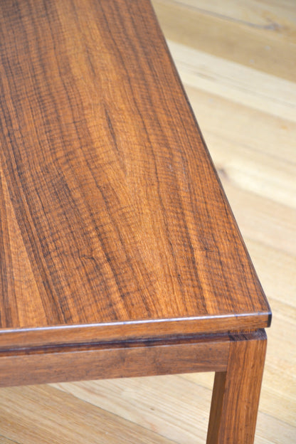 Stunning Chestnut Mid century coffee table by Hans Hermann - restored Blackbean