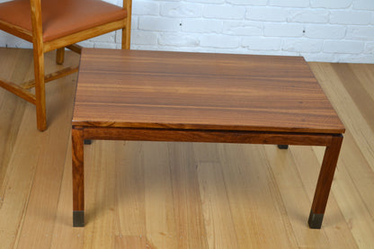 Stunning Chestnut Mid century coffee table by Hans Hermann - restored Blackbean