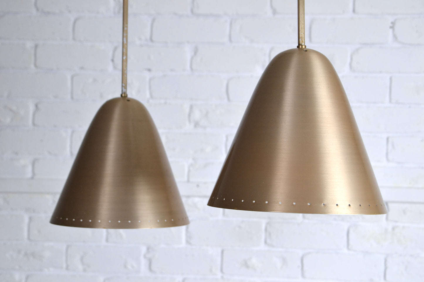 Pair BECO pendant light Australian Mid century by BECO Brown Evans & Co