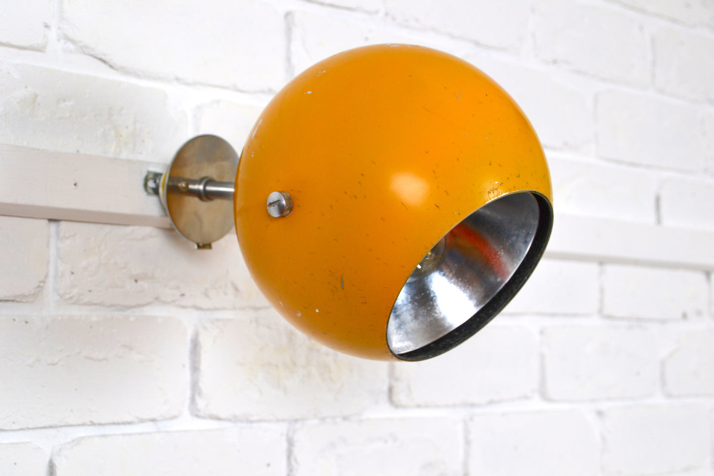 Danish Space aged eyeball wall lamp / Ejner Graae & Henning Helger / Louis Poulsen