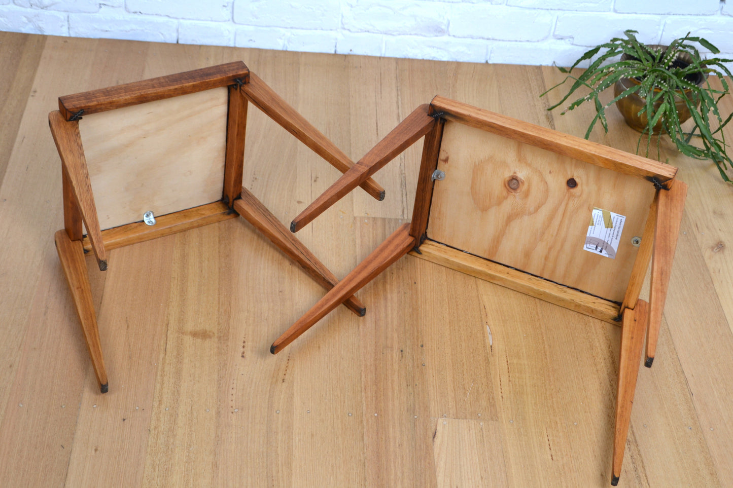 Australian Mid century nesting / coffee tables - restored QLD Maple